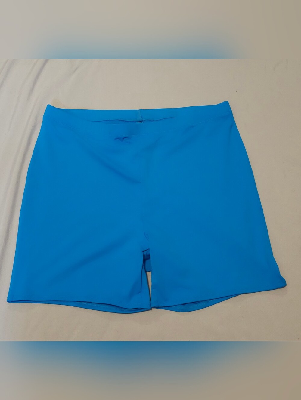 Skims Recycled Swim Mid Waist Short  SW-MWS-0750 Turquoise Size 3X
